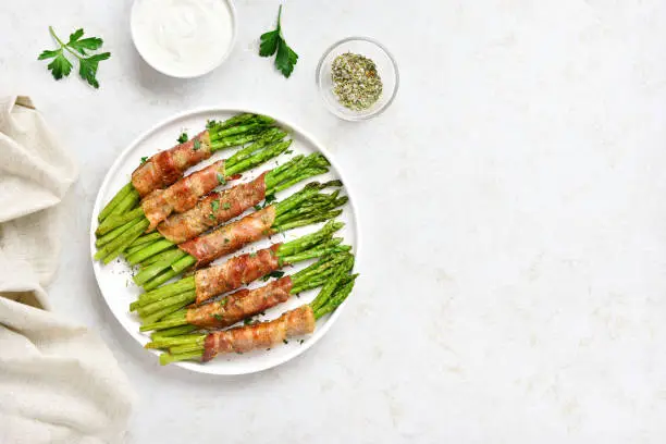 Photo of Bacon wrapped asparagus