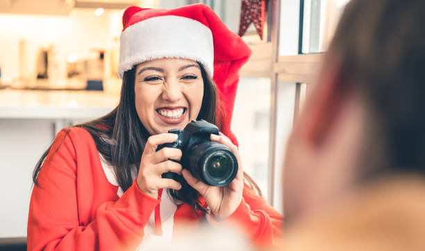 istock Millennial Christmas party 1196379114