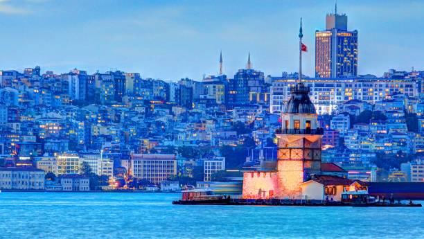 istock Maiden's Tower of istanbul 1196384383