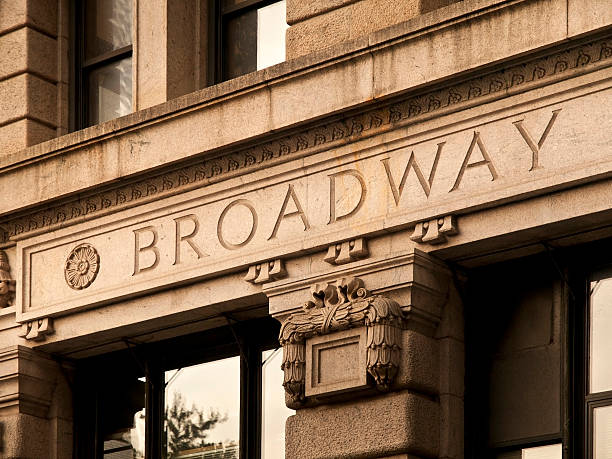 istock Broadway Engrave in a Manhattan Building 119638451