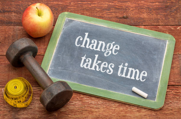 istock change takes time - fitness and determination concept 1196386549
