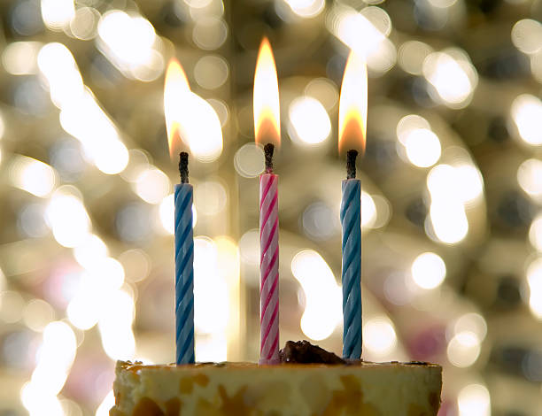 istock Cake with candle for celebration events 119638964