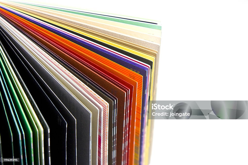 Carta a colori - Foto stock royalty-free di Angolo - Forma