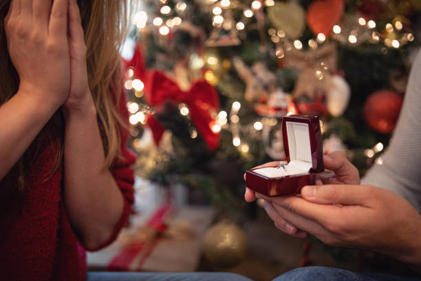 istock Will you marry me? Christmas concept 1196397796