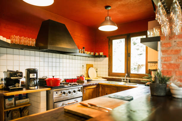 istock Kitchen in country house 1196400495