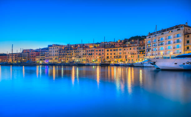 portoferraio, isla elba, toscana, italia - portoferraio fotografías e imágenes de stock