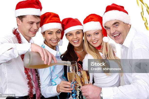 Photo libre de droit de Joyeux Noël  banque d'images et plus d'images libres de droit de Adulte - Adulte, Affaires, Alcool