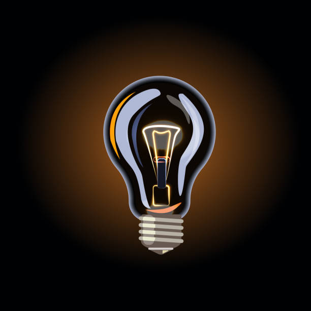 istock Business idea. The electric light is on. Energy saving. Sale of light bulbs 1196416630
