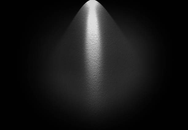 Black and white and soft light concrete cement for abstract and backgrounds. Dark texture background