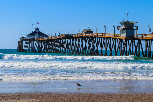 Imperial Beach Pier stock photo