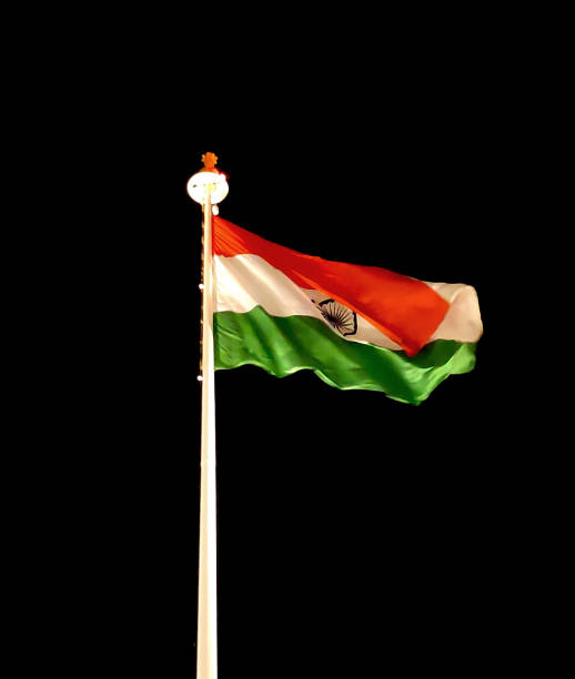 National Flag of India stock photo