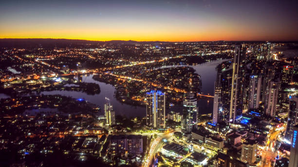 stunning city view of Brisbane in Australia stunning city view of Brisbane in Australia brisbane photos stock pictures, royalty-free photos & images