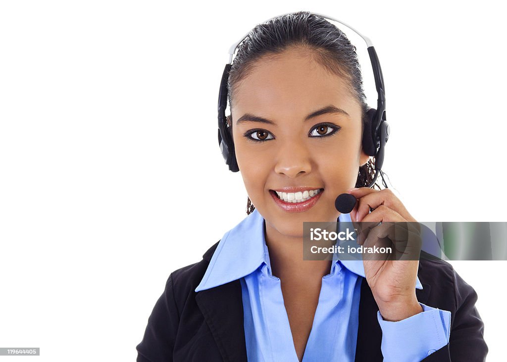 Call Center Operator  Adult Stock Photo