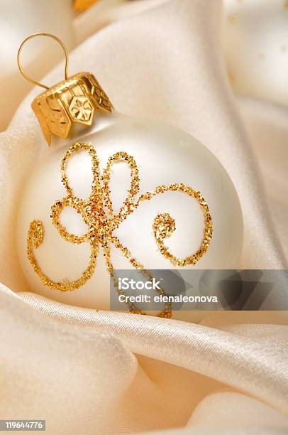 Christmas Ball Stock Photo - Download Image Now - Backgrounds, Beige, Bright