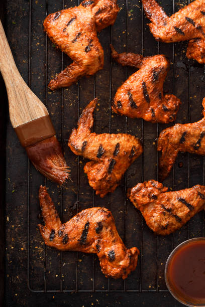 istock Barbecue grilled chicken wings 1196452315