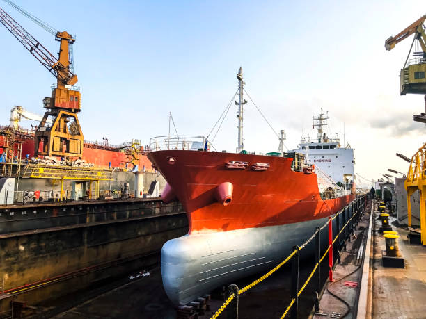 istock gas tanker in to dry dock 1196459465