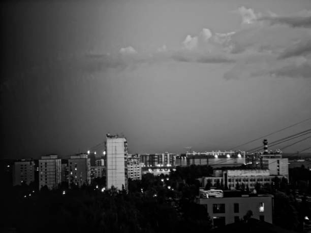 istock evening in a residential area in summer 1196459499