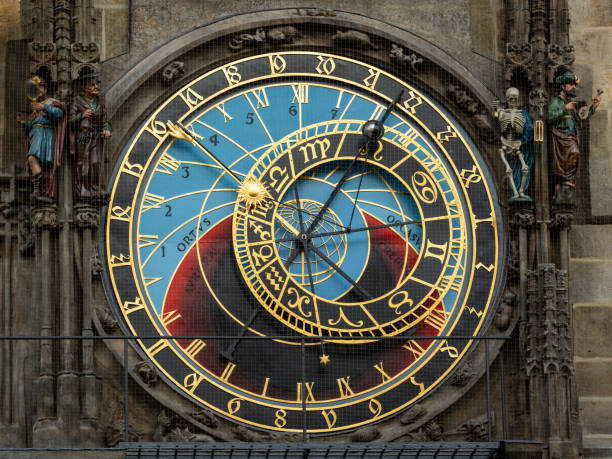 istock Astronomical clock on old town hall of Prague 1196473429