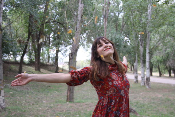 istock WOMAN ENJOYING NATURE. 2 1196473731