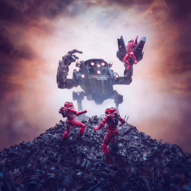 istock Mech trouble on Titan 1196475046