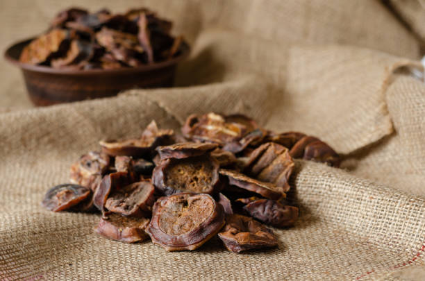 istock A group of dried bull testes in the foreground. 1196481668