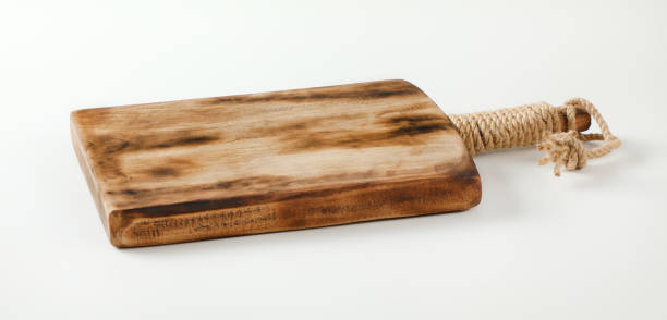 istock Rustic wooden cutting board or serving tray 1196484700