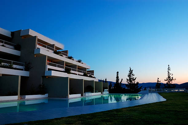 istock Sunrise at the luxury villa, Crete, Greece 119648510