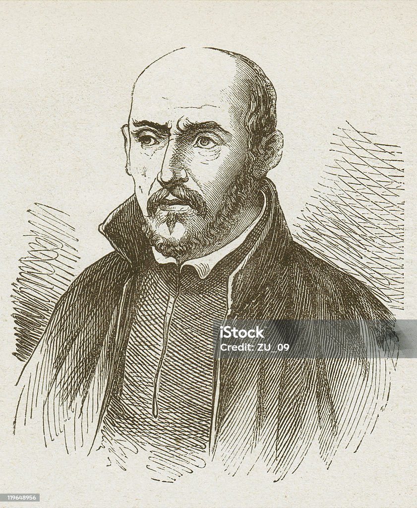 Ignatius von Loyola (1491-1556 - Lizenzfrei Jesuit Stock-Illustration