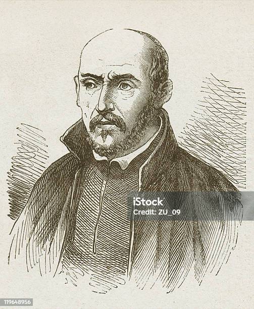 Ignatius Von Loyola 14911556 Stock Vektor Art und mehr Bilder von Jesuit - Jesuit, Bart, Erwachsene Person