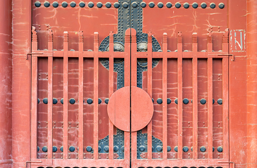 The red gate of mount wutai temple