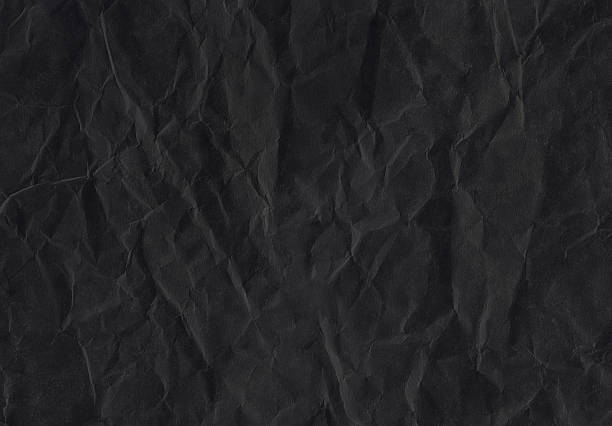 istock Crumpled black paper poster. Texture. Abstract background. 1196495924