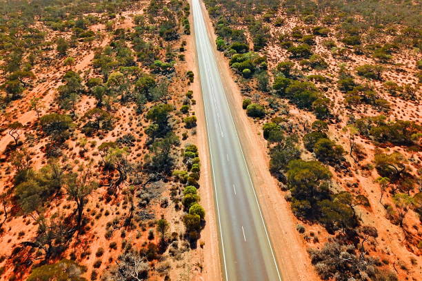 istock Australian red outback from the sky 1196511553