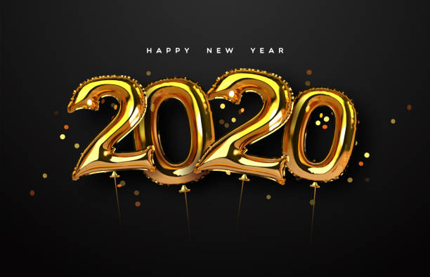 istock New Year 2020 gold foil balloon number card 1196513906