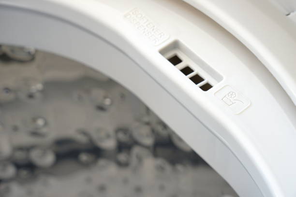 istock Close up Washing machine on top 1196514766