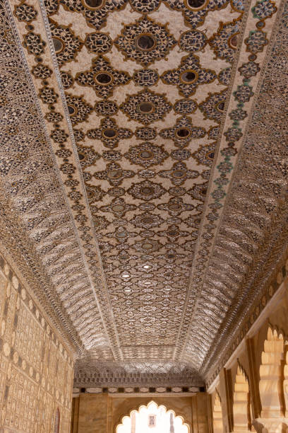istock Jaipur Fort Ceiling Detail 1196521241