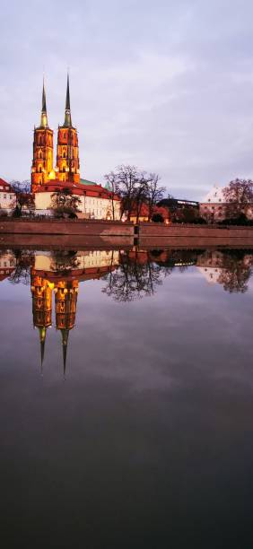 The cathedral island in Wroclaw Poland
