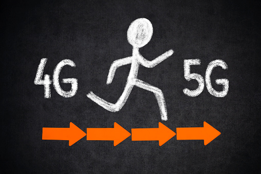 5G wifi technology digital concept