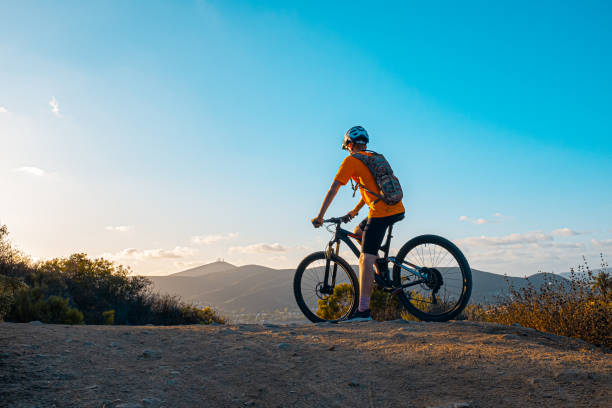 istock Teenager Boy Mountain Biking 1196535287