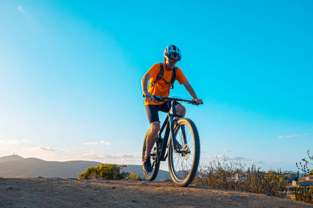 istock Teenager Boy Mountain Biking 1196535325
