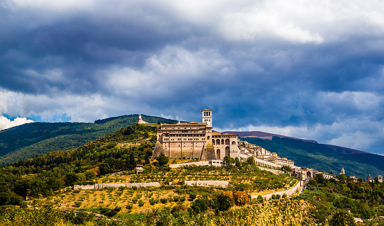 Panorama of Assisi - Province of Perugia, Umbria Region, Italy, Europe