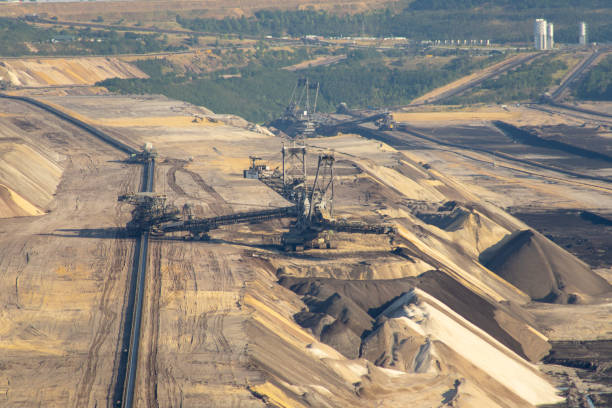 istock garzweiler opencast mine with excavator 1196545350