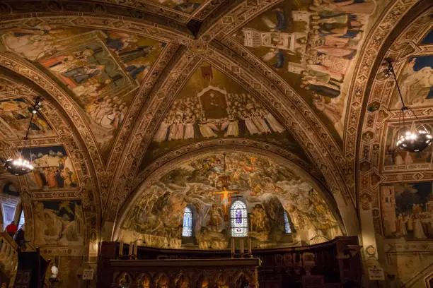 Photo of Ceiling Of Basilica Of St.Francis of Assisi- Italy
