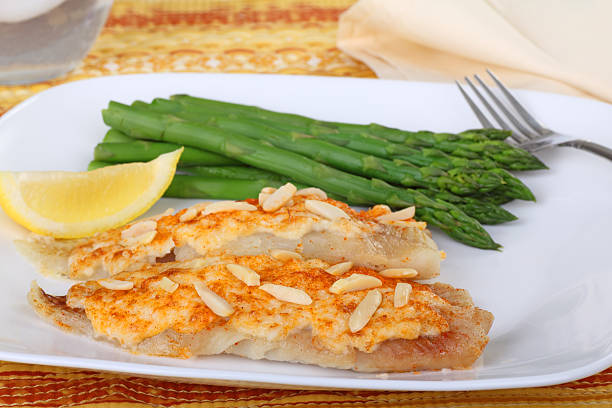 istock Fish Fillets and Asparagus 119655145