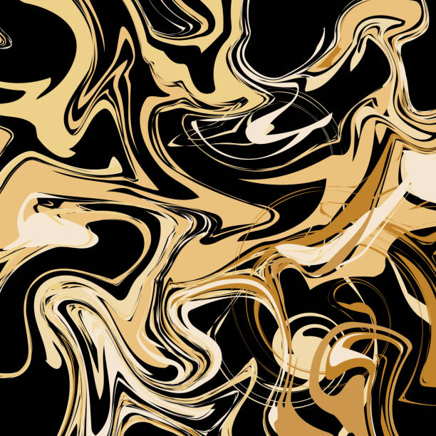 istock Gold Marbling. Textured background. Texture design for poster, brochure, invitation, cover book, catalog. 1196554088