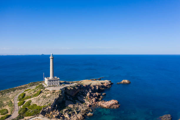 istock aerial view of Palos Cape lighthouse, Spain 1196559752