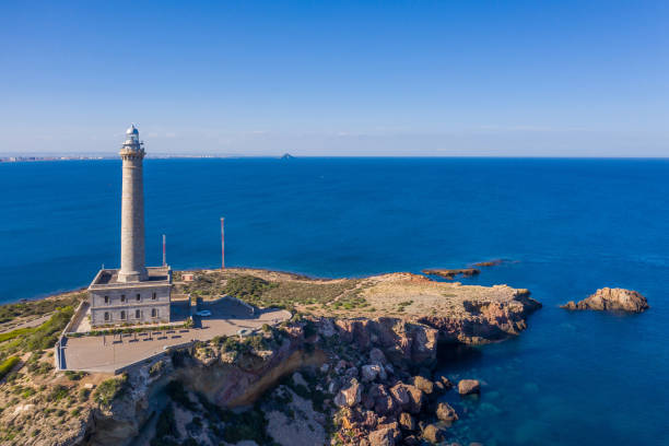 istock aerial view of Palos Cape lighthouse, Spain 1196559818