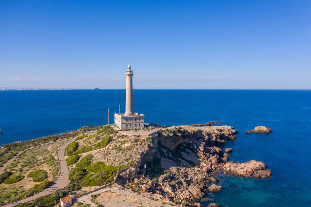 istock aerial view of Palos Cape lighthouse, Spain 1196559856