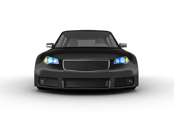 istock Black sports car 119656249