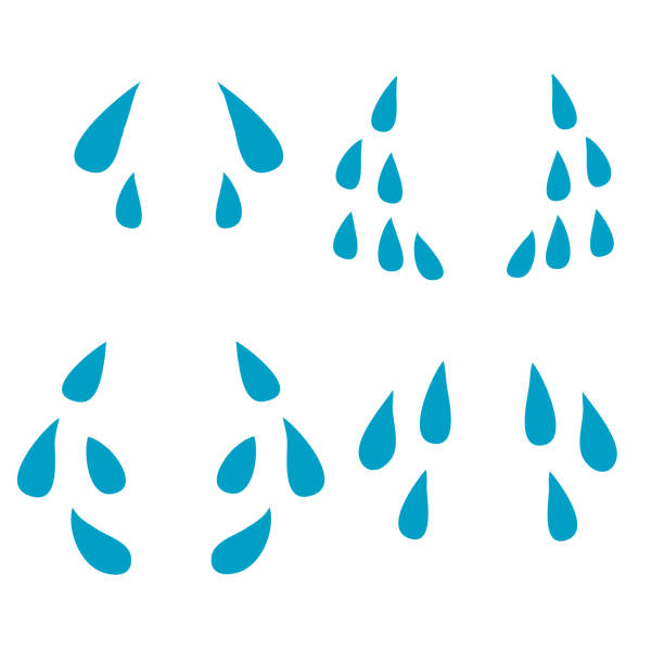 Hand Drawn Cartoon Cry Tears Icon Set Tear Drops Symbols Isolated On White  Background Doodle Stock Illustration - Download Image Now - iStock