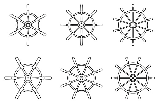 Part of the helm for cruise control of ships